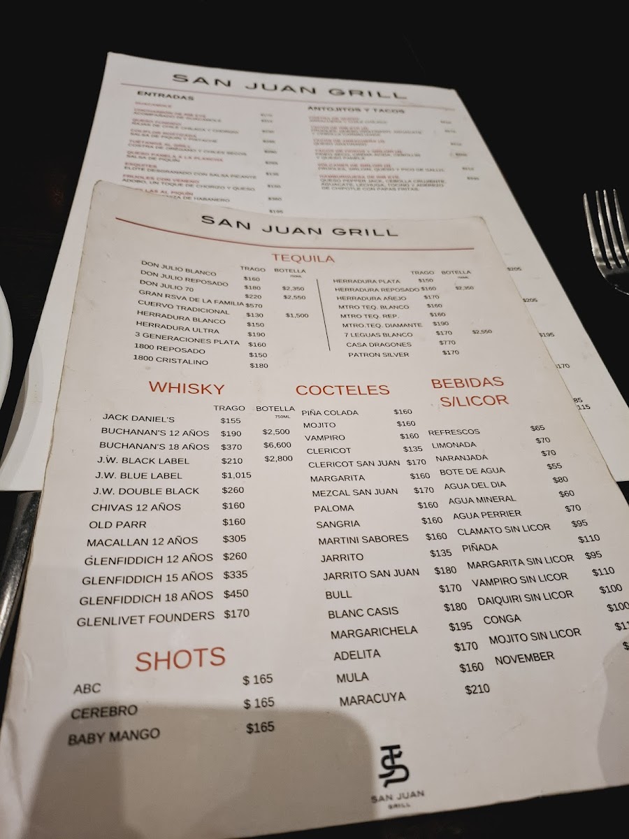 San Juan Grill Menu - Image 5