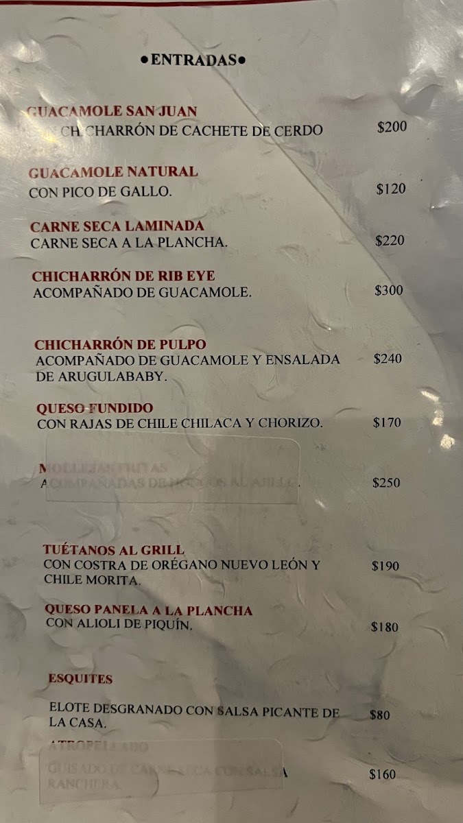 San Juan Grill Menu - Image 6